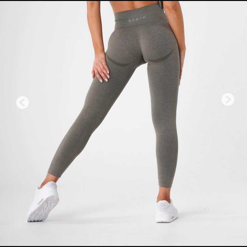 Never worn Leggings Color Khaki Sage